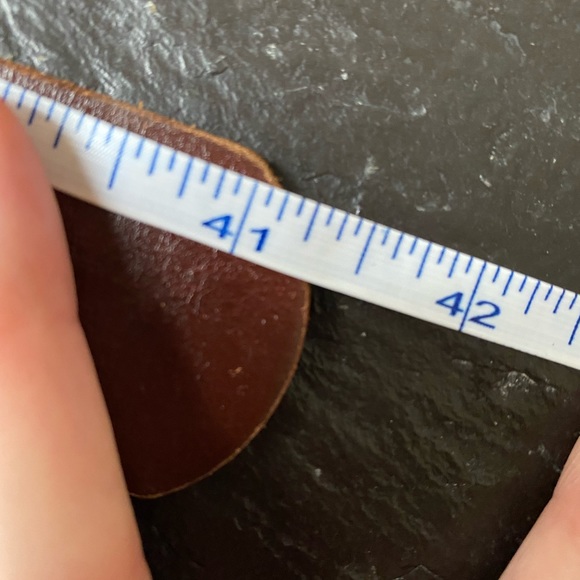 Ambiguous leather belt, size M - Picture 9 of 9